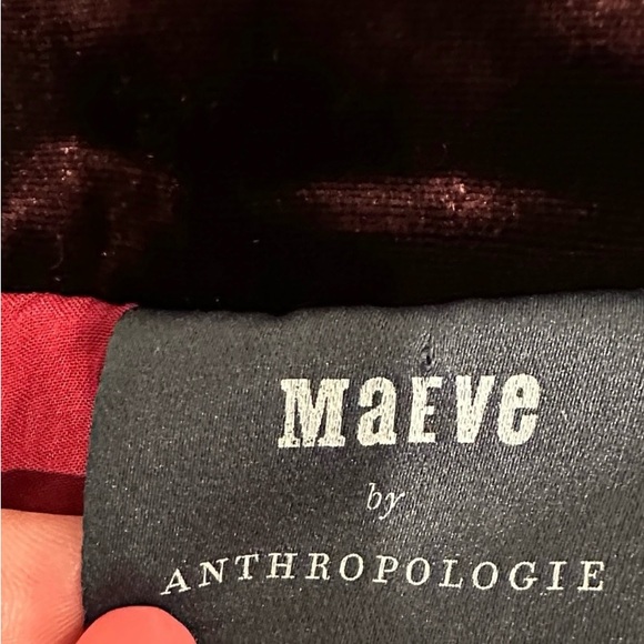 Anthropologie Velvet Puffer Jacket - Deep Purple - Picture 3 of 3